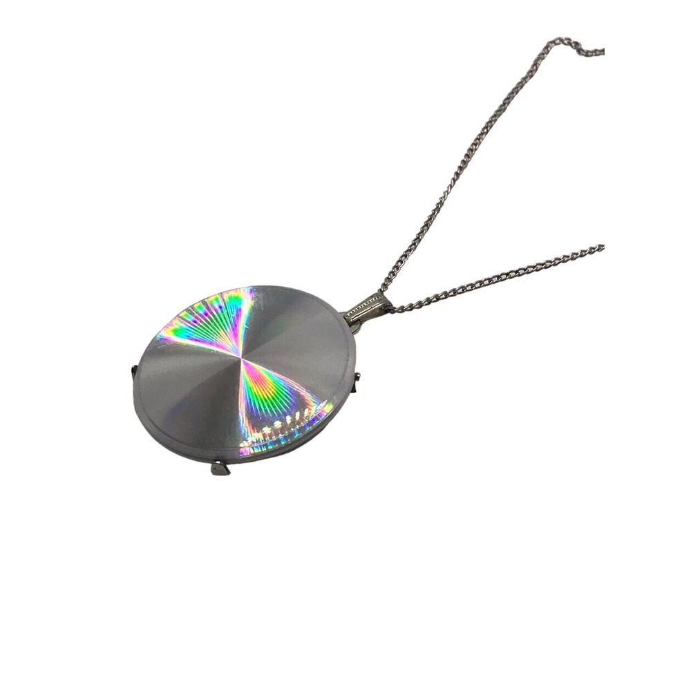 Vintage Shiny Disk Necklace‎